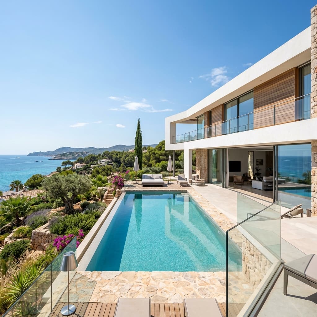 Chalet moderno en Valencia tras una reforma integral con piscina y grandes ventanales | Reformas Integrales Valencia